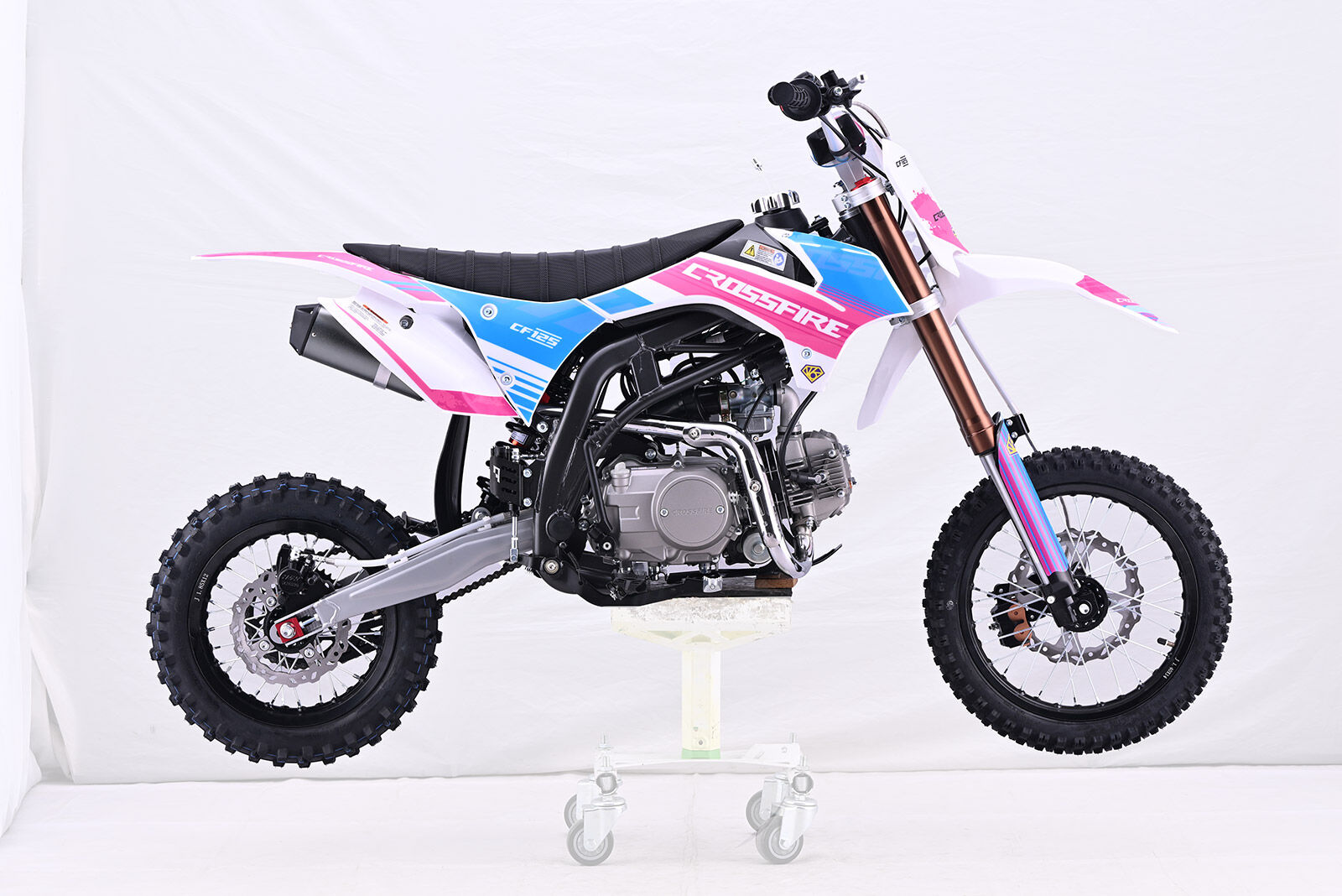 Crossfire 125CC Manual Dirt Bike pink