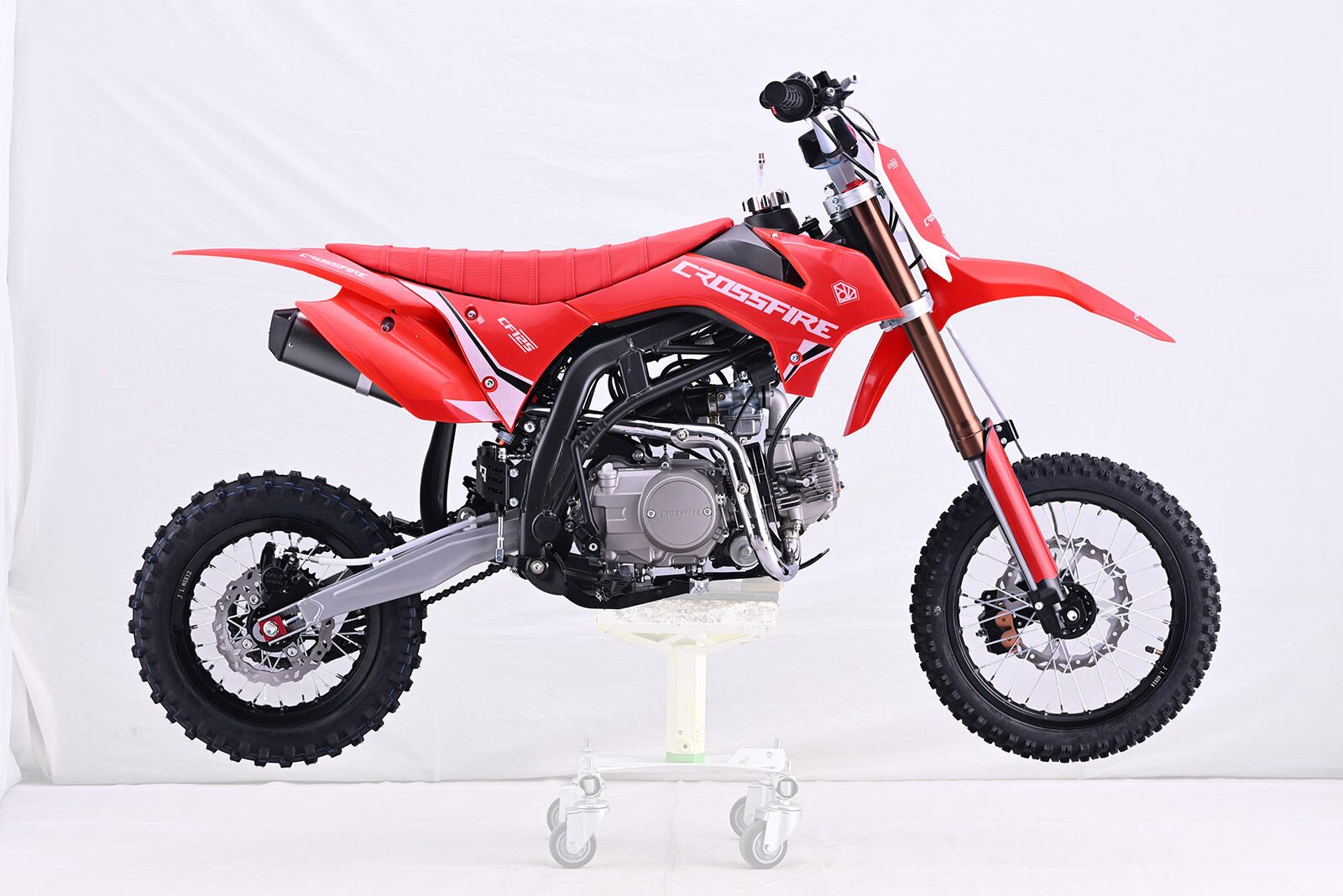 Crossfire 125CC Manual Dirt Bike red