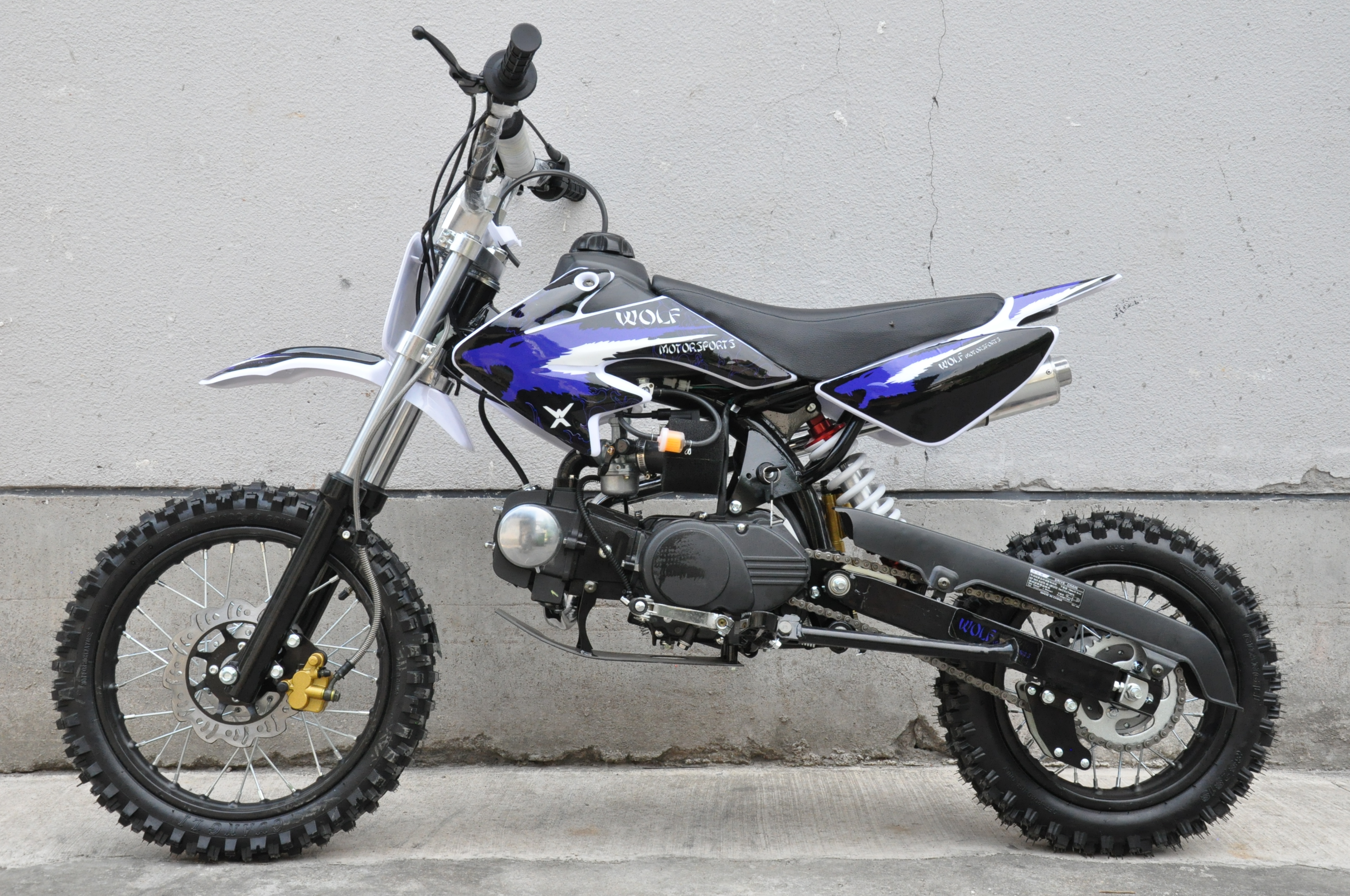 Motoworks 125CC Manual Dirt Bike Blue