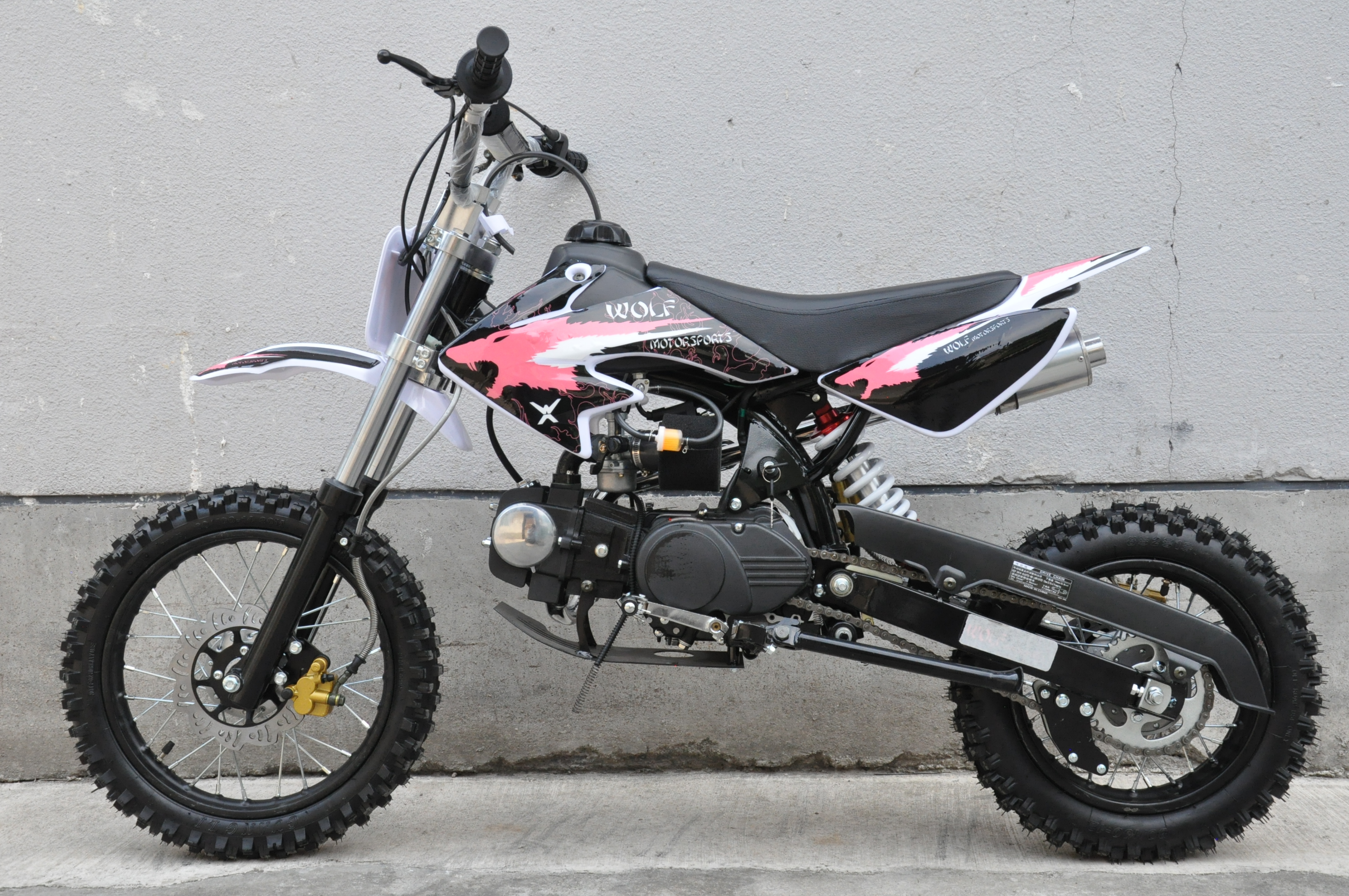 Motoworks 125CC Manual Dirt Bike Pink