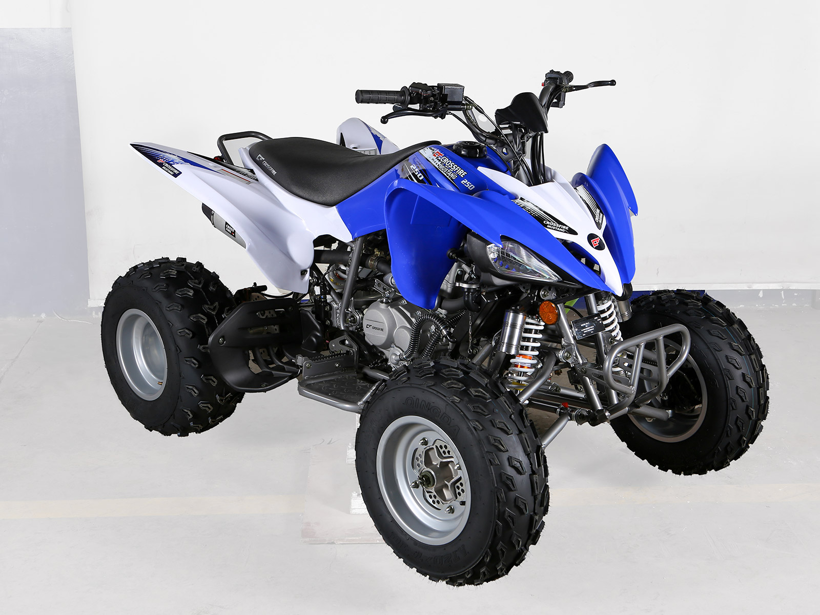 Crossfire 250CC Mustang Quad Bike Blue