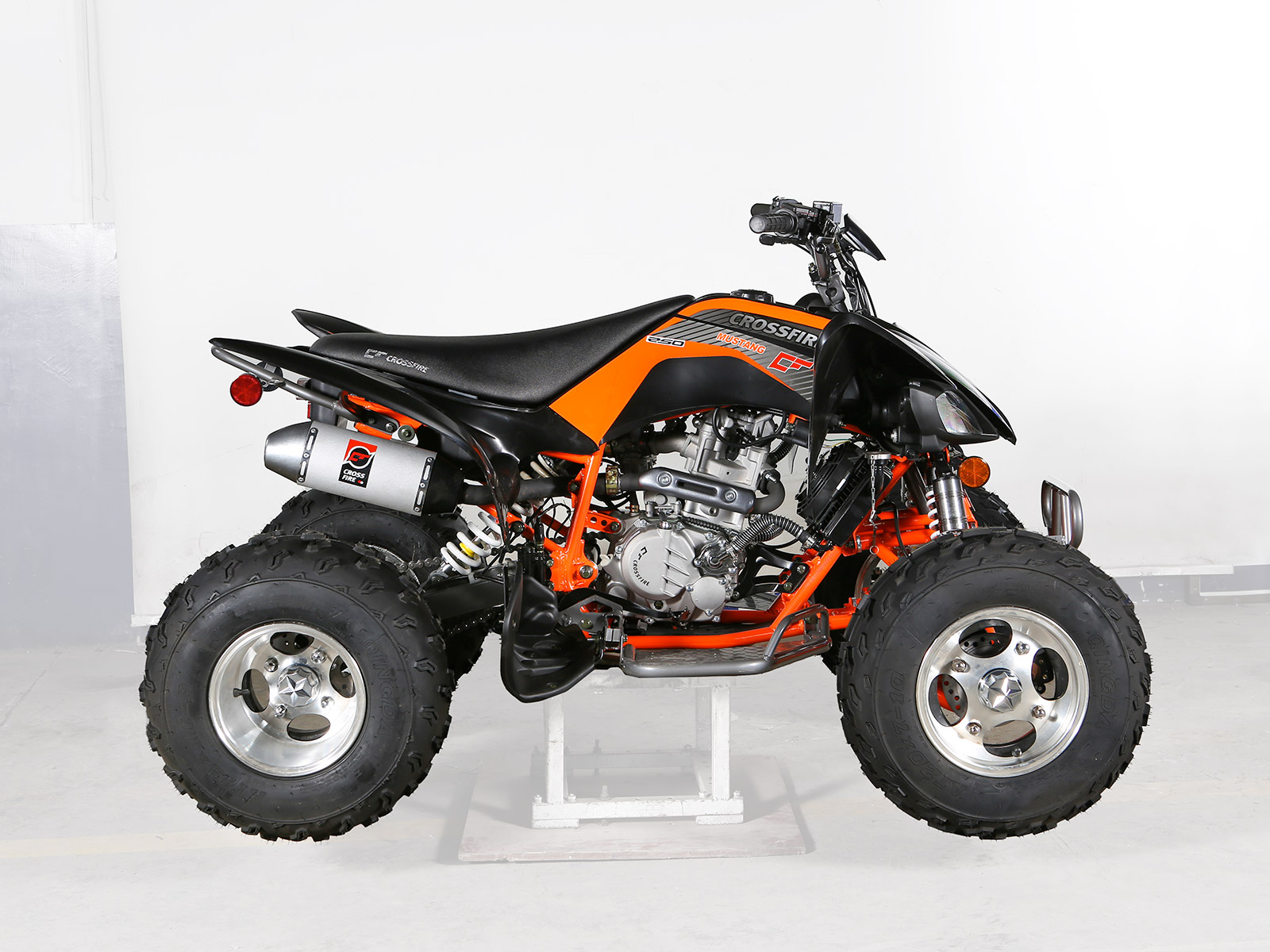 Crossfire 250CC Mustang Quad Bike Orange